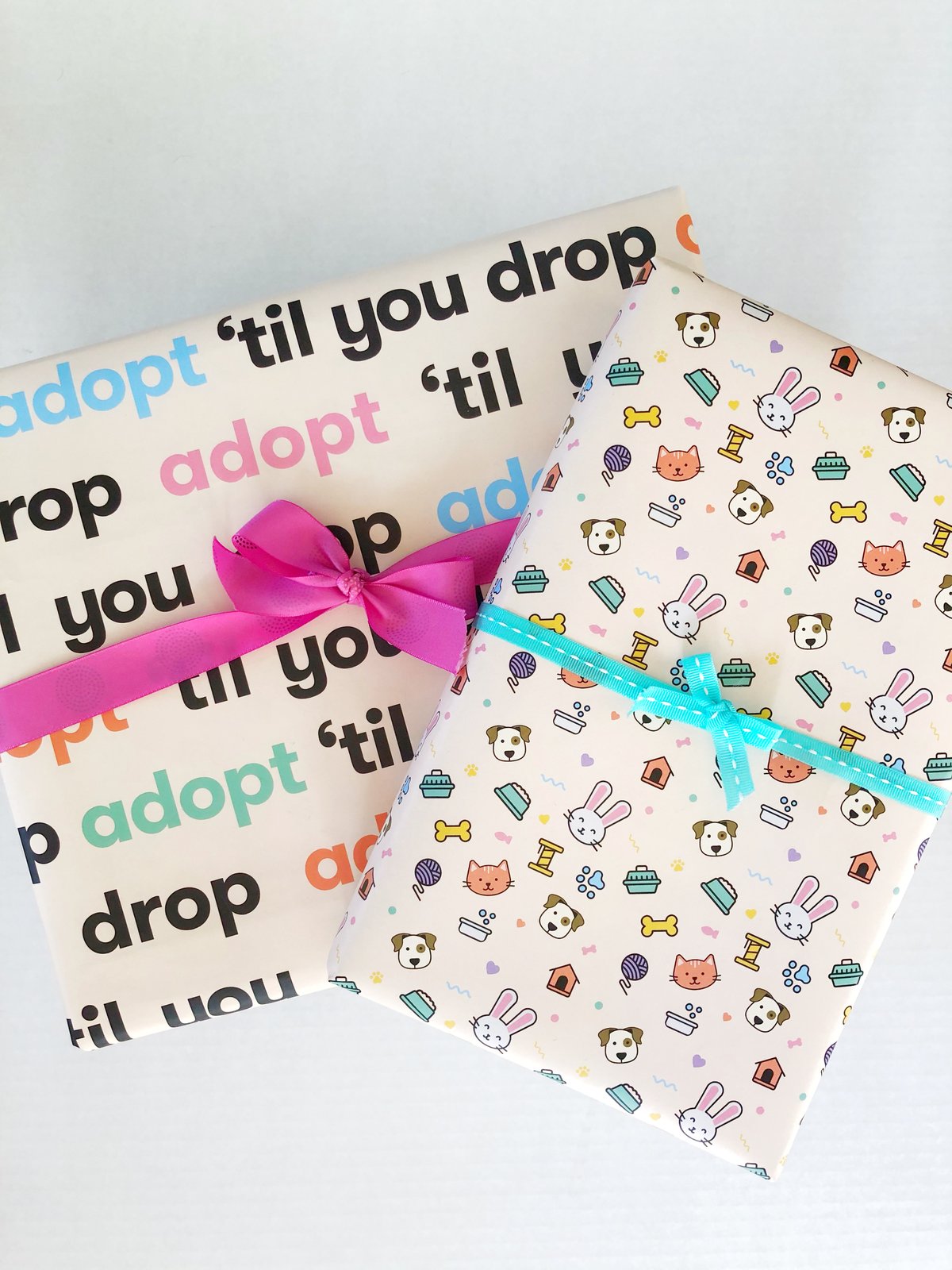 Adopt 'Til You Drop” Wrapping Paper Sheets