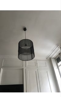 Image 3 of Suspension gaze coton noire