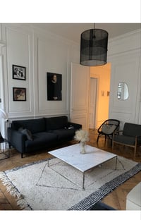 Image 4 of Suspension gaze coton noire