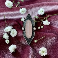 Image 1 of ⋆✧♡Pointed Rose Quartz Ring♡✧⋆
