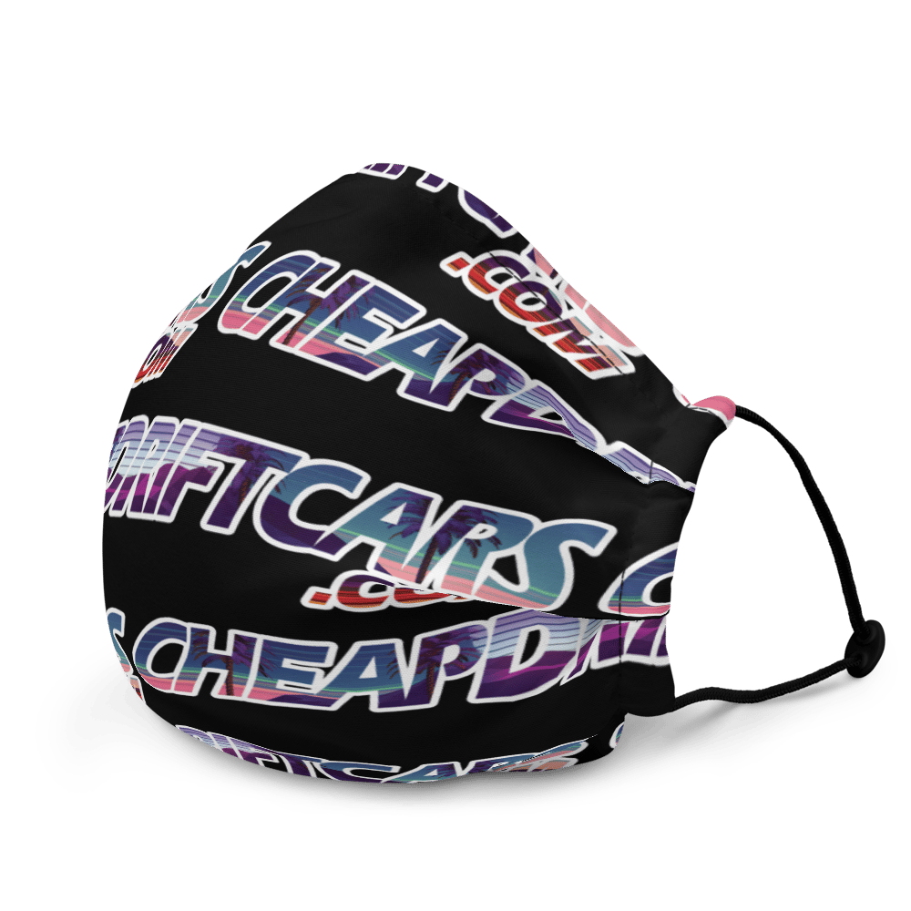 Image of Cheap Drift Cars Premium face mask