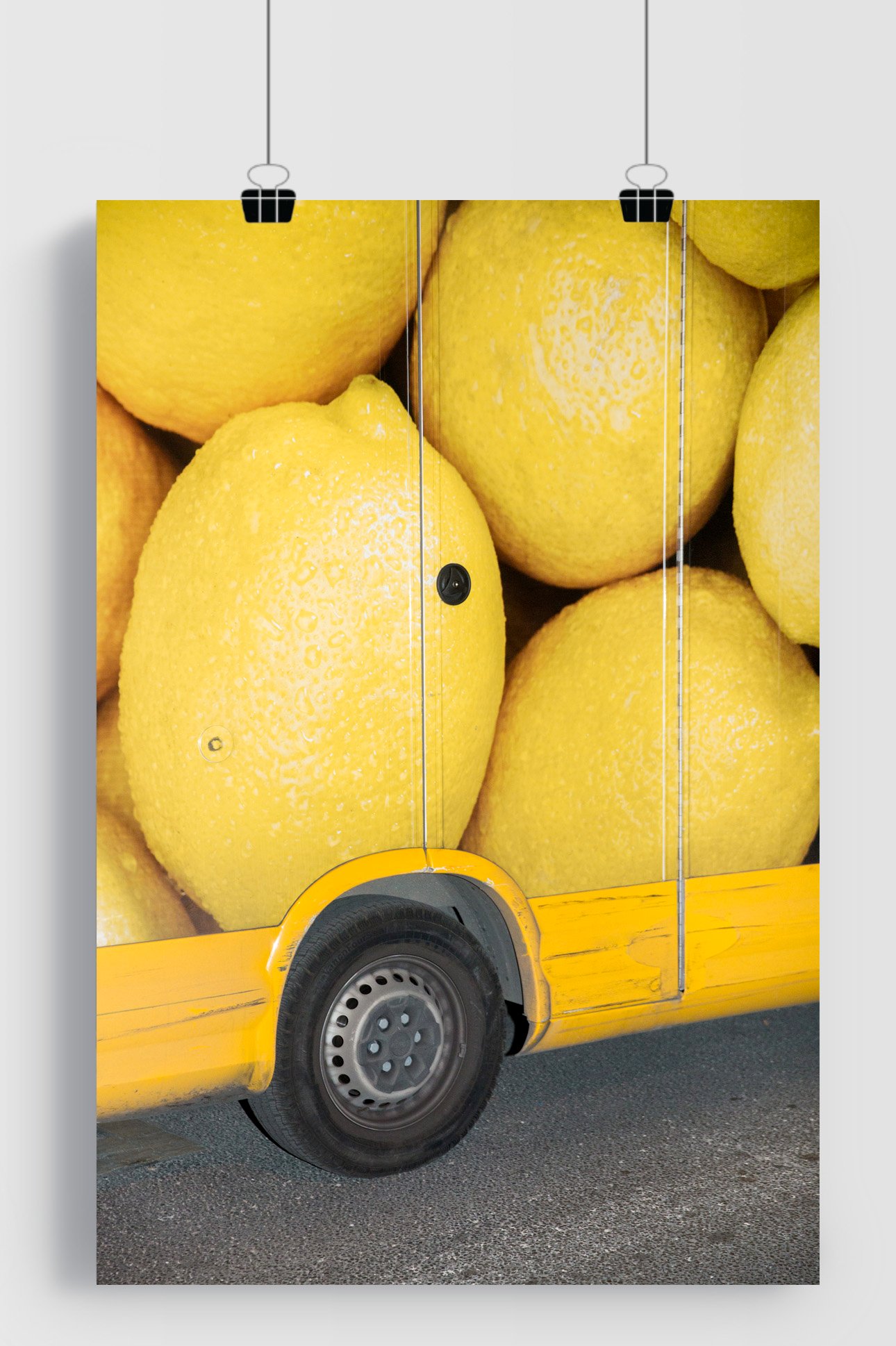 Affiche "Citrons" 26,6x40