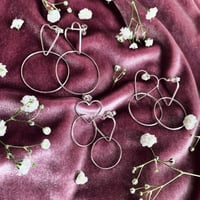 Image 2 of ⋆✧♡Heart Hoops♡✧⋆