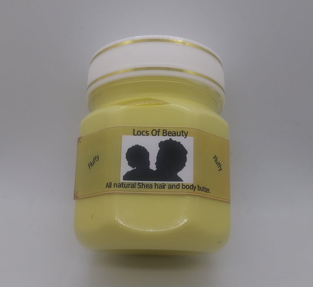 Image of All natural, whipped, fluffy, Shea hair and body butter cream.