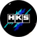 Image of HKS Hornpush Sticker 40mm Domed
