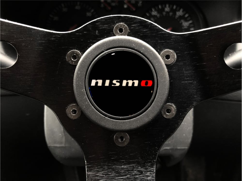 Image of Nismo Hornpush Sticker 40mm Domed