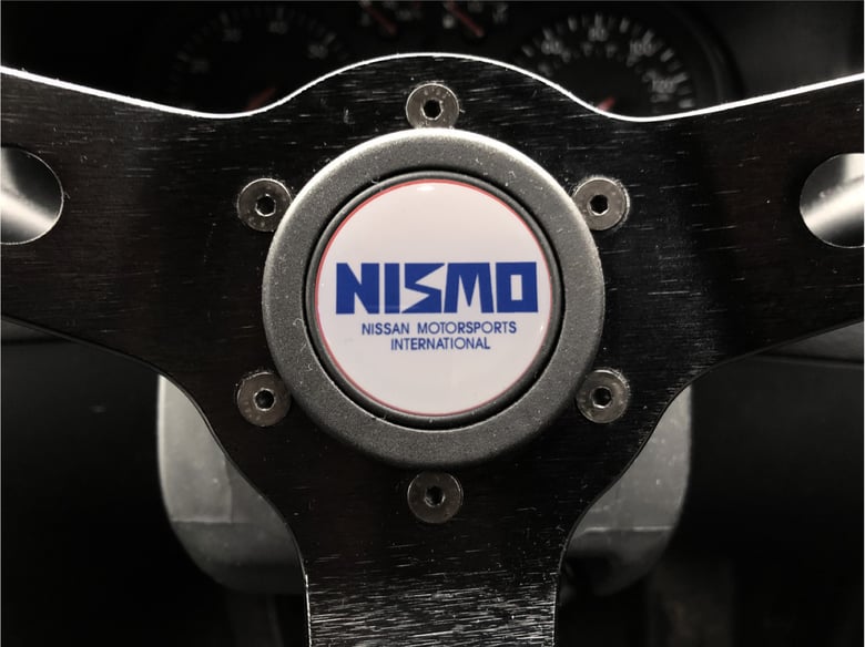 Image of Nismo Classic Hornpush Sticker 40mm Domed