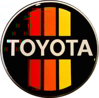 Image 2 of Toyota Classic Horn push Sticker 40mm Domed