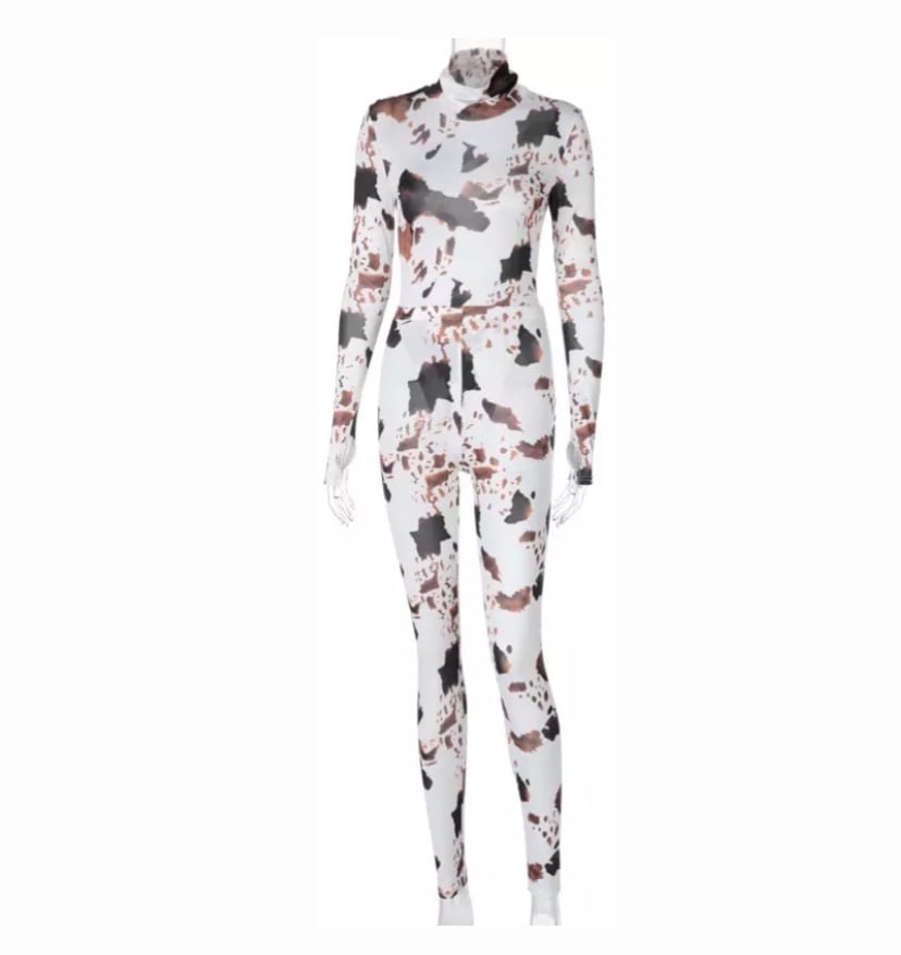 Image of Cow Print | Pants Set