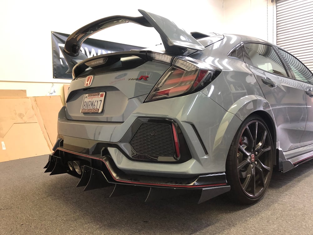 DownForceSolutions — 2016-2021 Honda Civic Type R “V2” rear diffuser