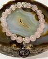 Tree of Life Rose Quartz Stretch Bracelet