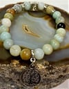 Tree of Life Amazonite Stretch Bracelet