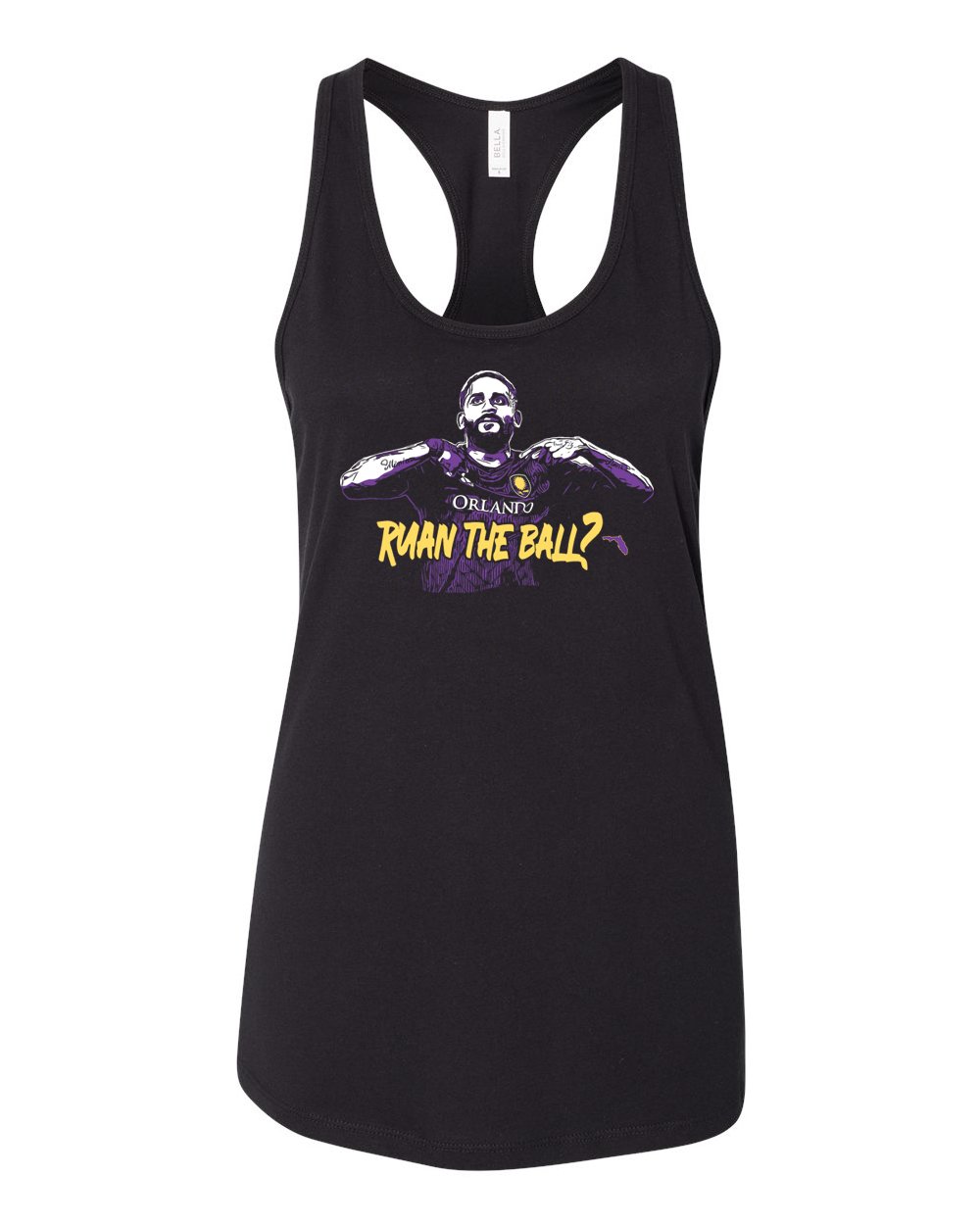 Image of On The Ball Ladies Racerback Tank