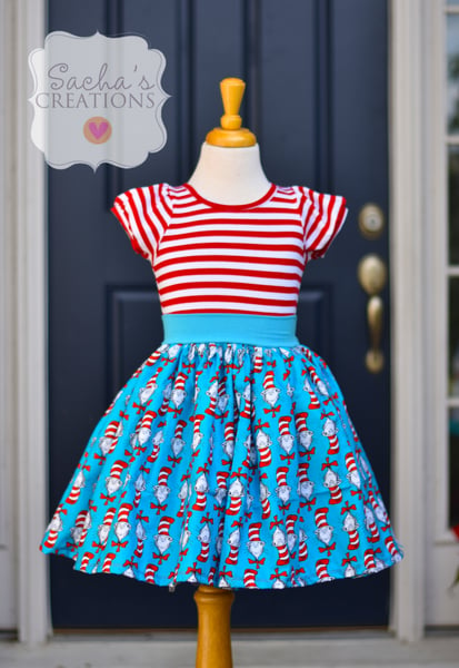 Image of Cat in the Hat Dress