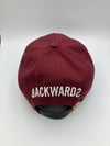Maroon adjustable creature cap 