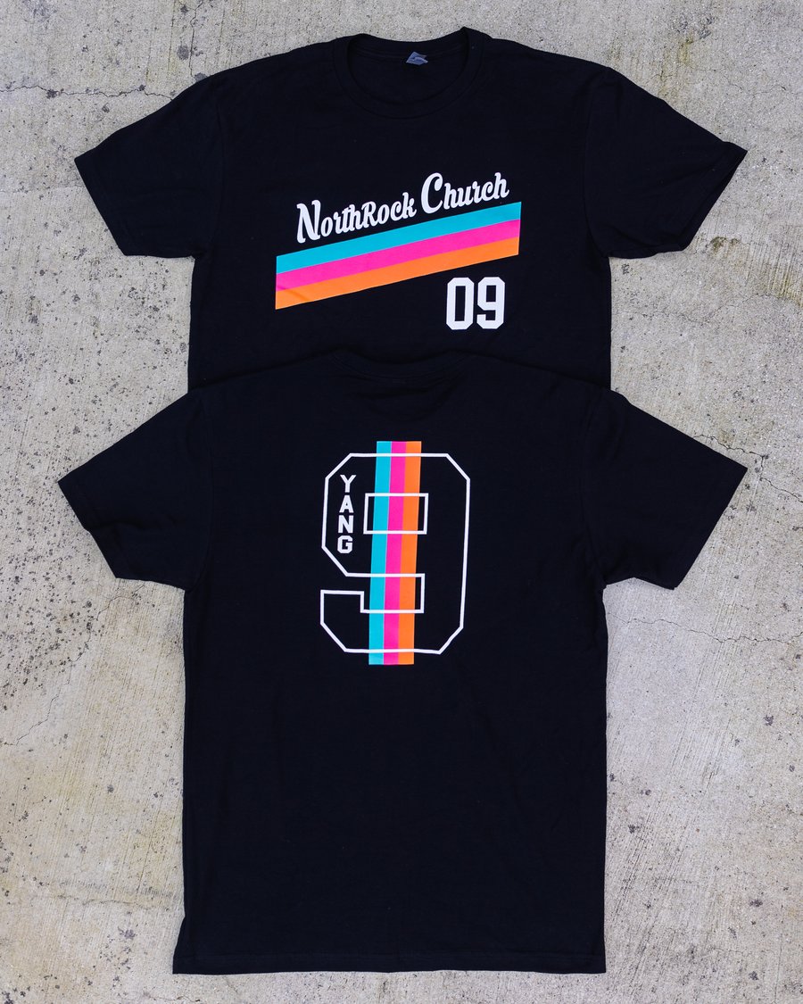 Image of NorthRock Church - PLAR 2021 - Retro Fiesta City T-Shirt - Custom Back Print