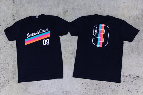 Image of NorthRock Church - PLAR 2021 - Retro Fiesta City T-Shirt - Custom Back Print