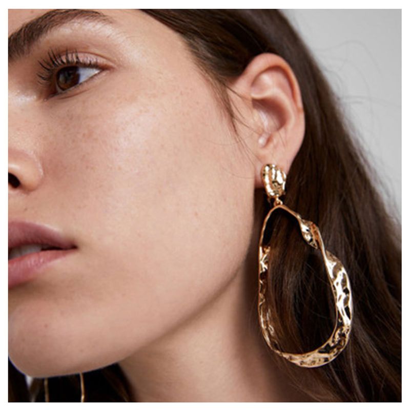Image of Retro Geometric Earrings