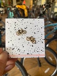 Chauncey And Coco Bicycle Earrings 