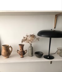 Lampe vintage noire metal
