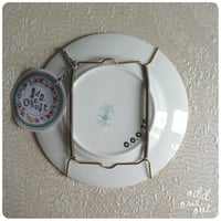 Image 2 of Cake Knuckles - Hand Painted Vintage Plate