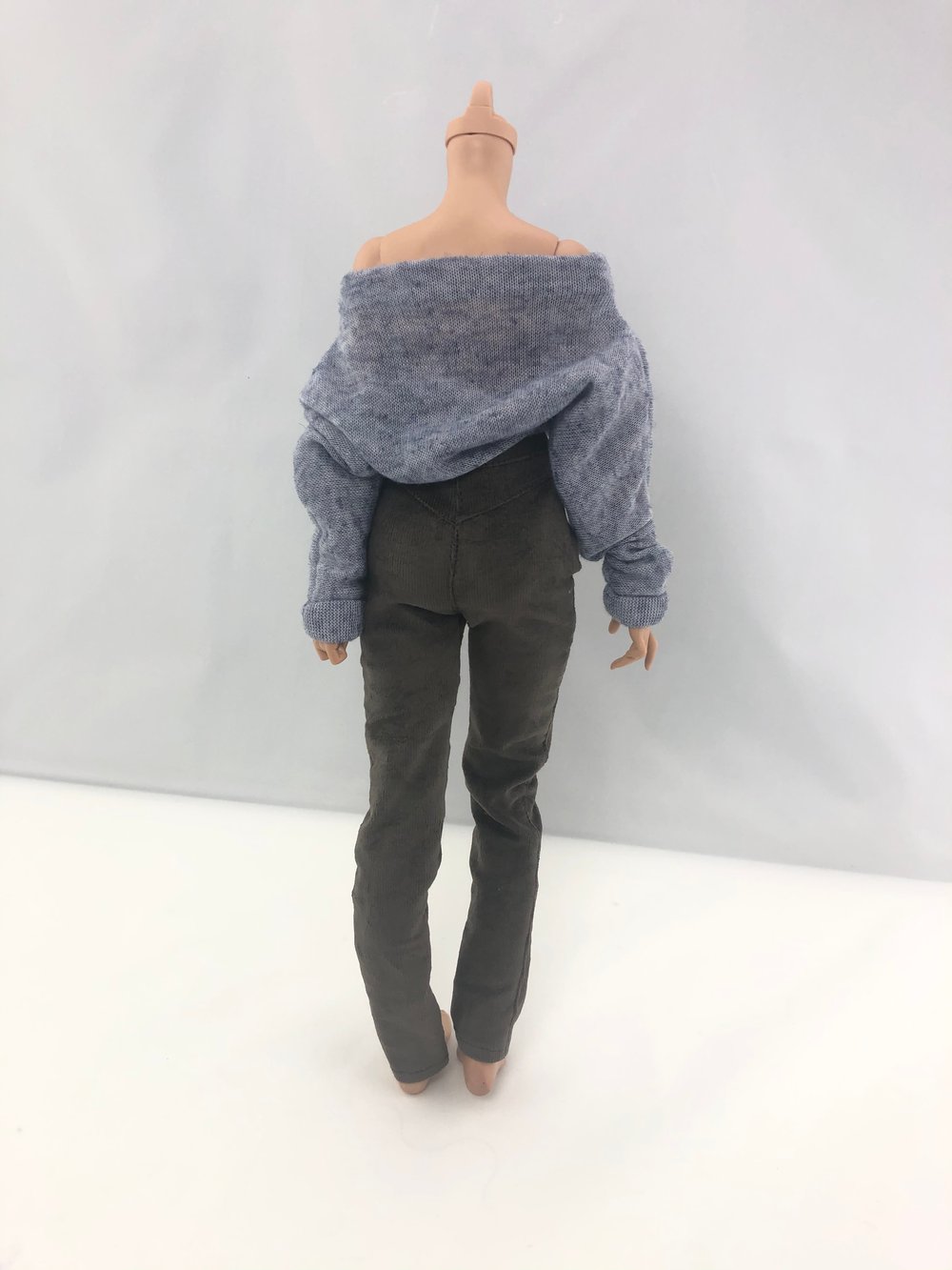 Slouchy  Off-shoulder Sweater: Minifee