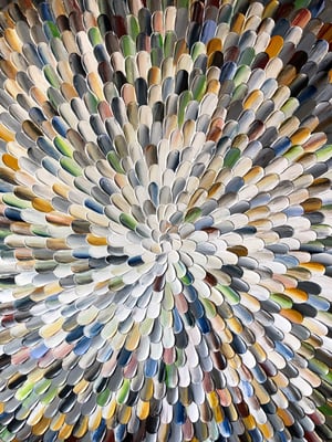 Image of Aura nemus - 90x90cm
