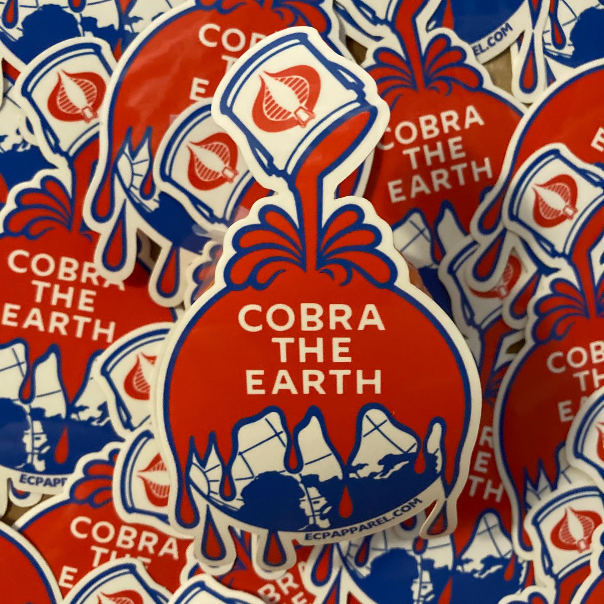“Cobra the Earth” Die-cut Sticker