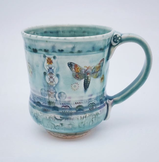 Sphinx Moth Porcelain Mug