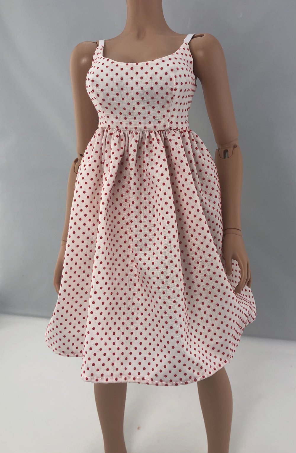 Vintage Red Dot Feeple60 Dress