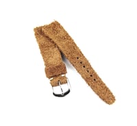 Image 1 of Hand-rolled rembordé Wild Suede watch strap