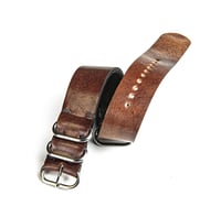 Image 5 of Marble #8 Shell Cordovan Nato strap