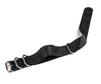 Image 2 of Black Peccary unlined NATO strap