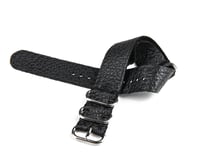 Image 3 of Black Peccary unlined NATO strap