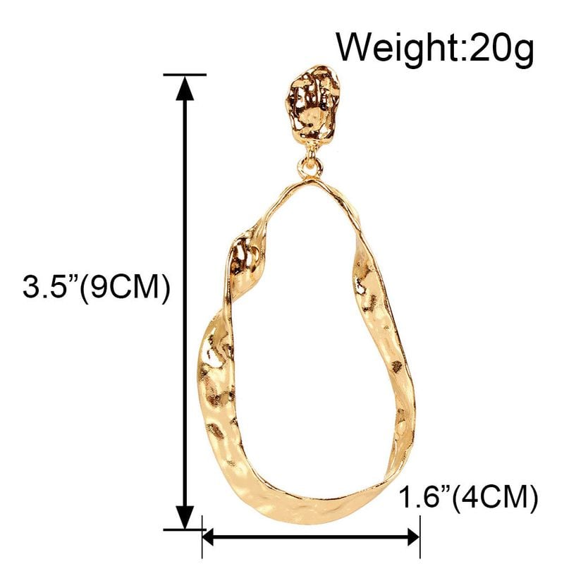 Image of Retro Geometric Earrings