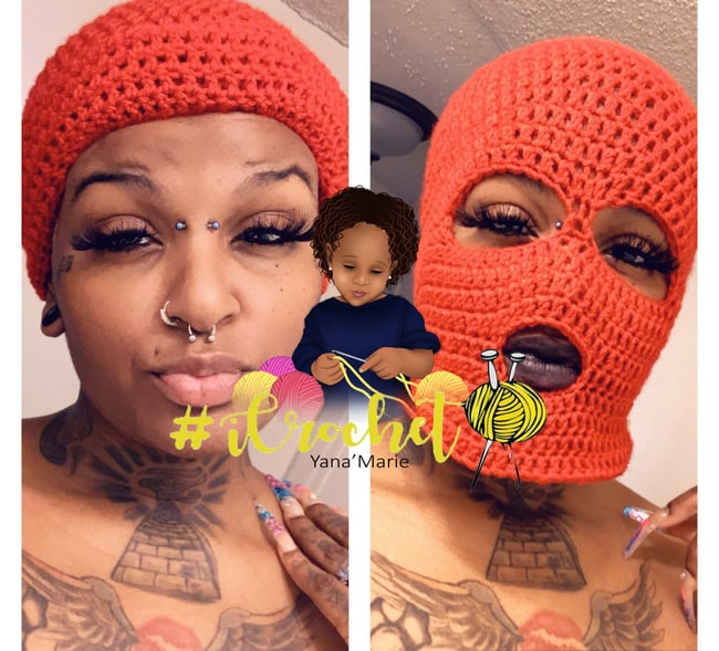 Crochet Ski Mask iCrochet Yana Marie