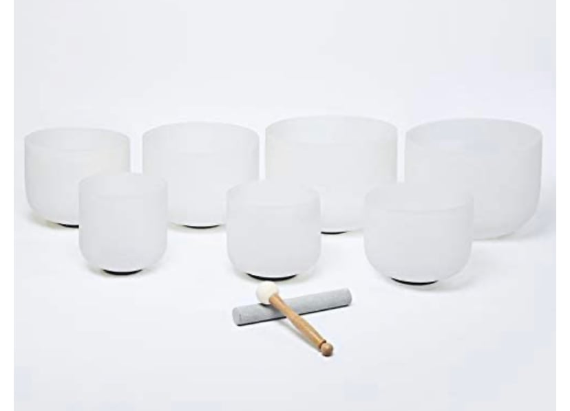 Image of 7Pcs Quartz Singing Bowl Set