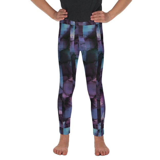 Image of Girl's Pixel Yoga Pants