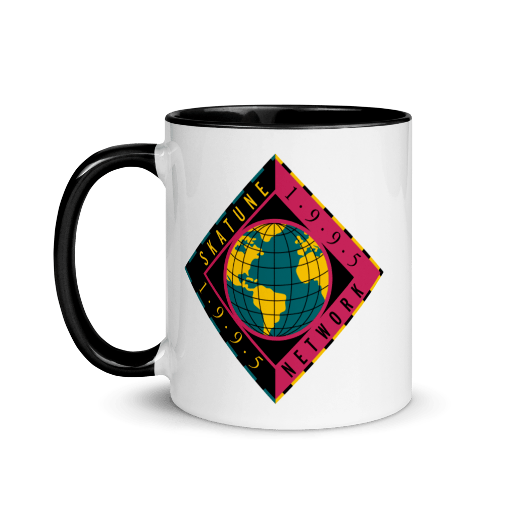 Image of SKATUNE GLOBAL  1995| Red or Black Mug