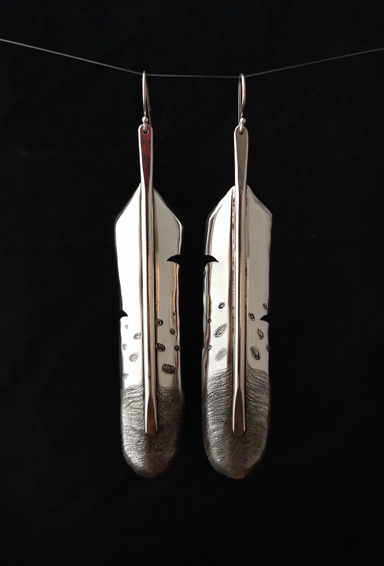 Image of Large Silver Feathers