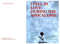 #1 AF zine : I FELL IN LOVE DURING THE APOCALYPSE 