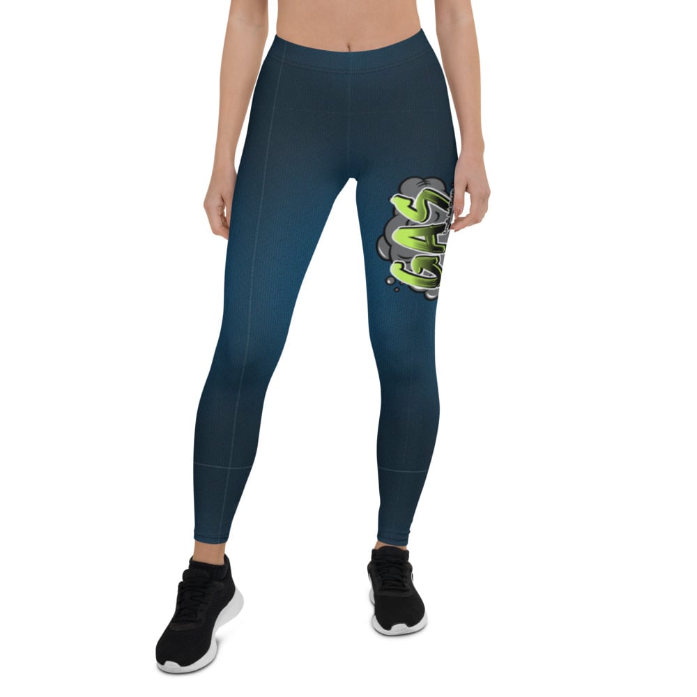 Neon Gutz GAS (Blue) Leggings