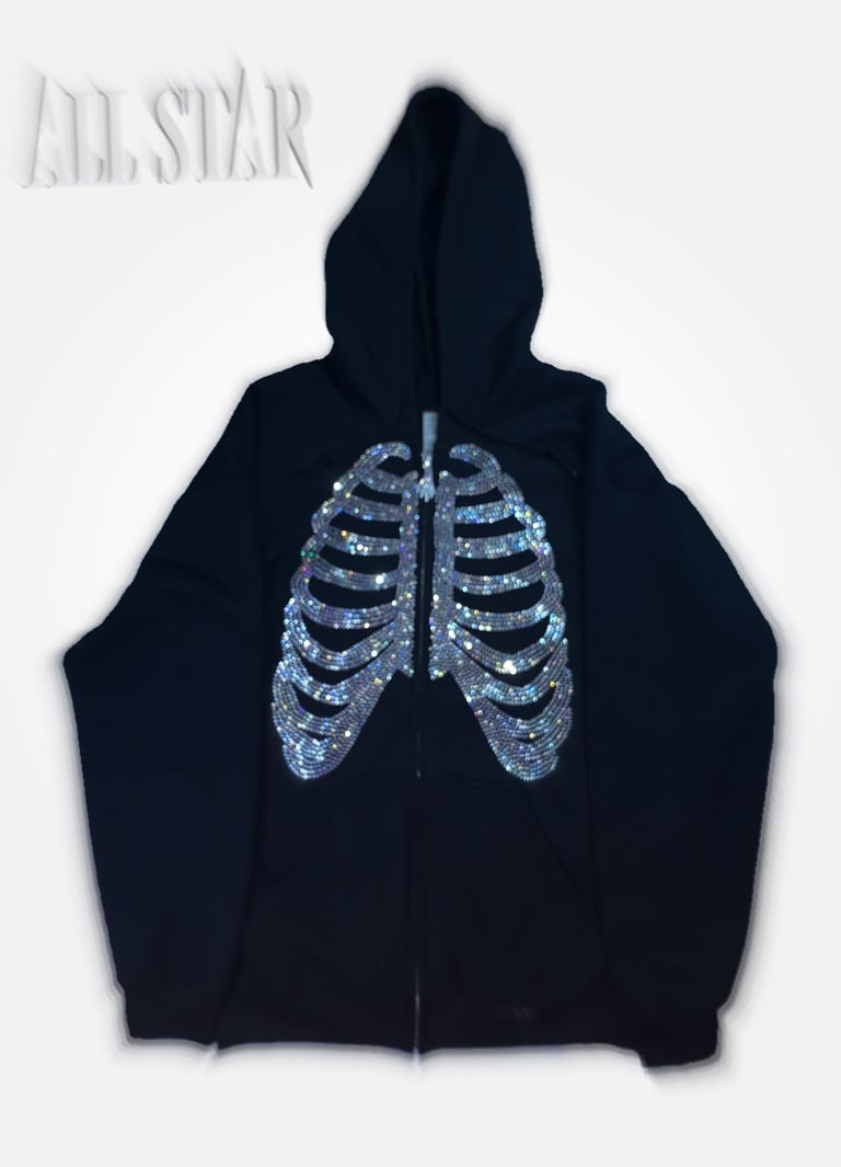 All Star Rib Cage Zip Up Allstarla