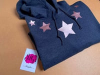 Image 1 of Ally star collar hoodie - adult