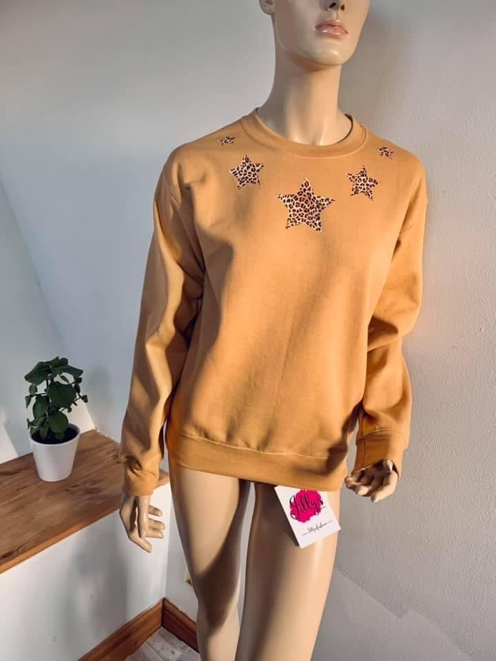 Ally star collar sweater - adult