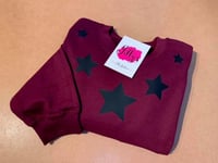 Image 4 of Ally star collar sweater - adult