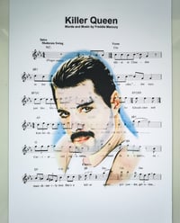 Image 2 of Freddie Mercury Portrait Print