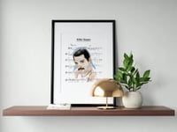 Image 1 of Freddie Mercury Portrait Print