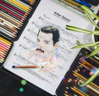 Image 3 of Freddie Mercury Portrait Print