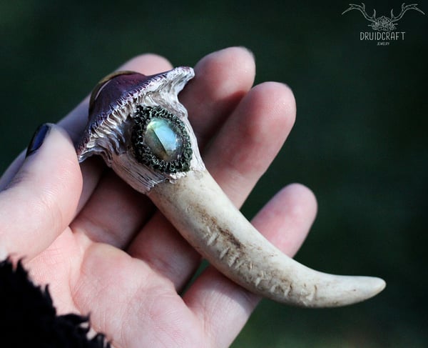 Image of Laradorite Antler Mushroom Necklace